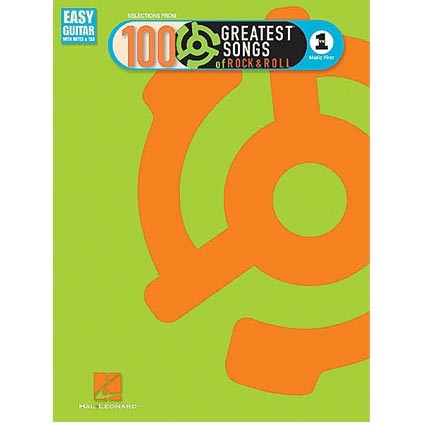 100 Greatest Rock and Roll for Easy Guitar with Notes and Tab by